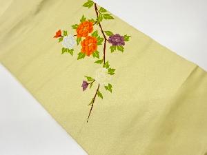 リサイクル　牡丹模様織出し名古屋帯